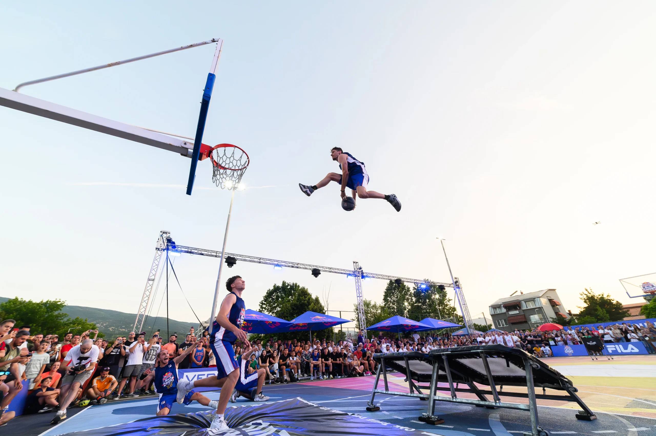 Die Dunking Devils bei Red Bull Half Court, Skopje, Foto 3