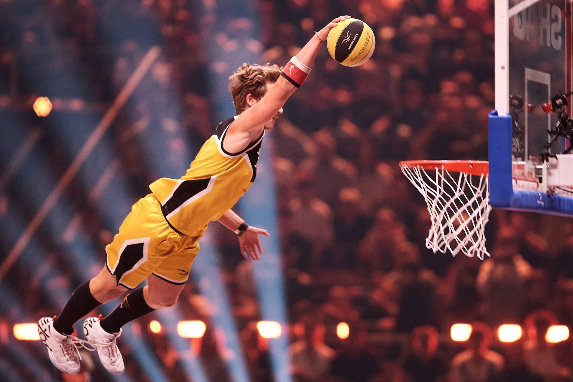 Dunking Devils na dogodku: Nastop Dunking Devils ob polčasu na SHAQ All Stars League 3